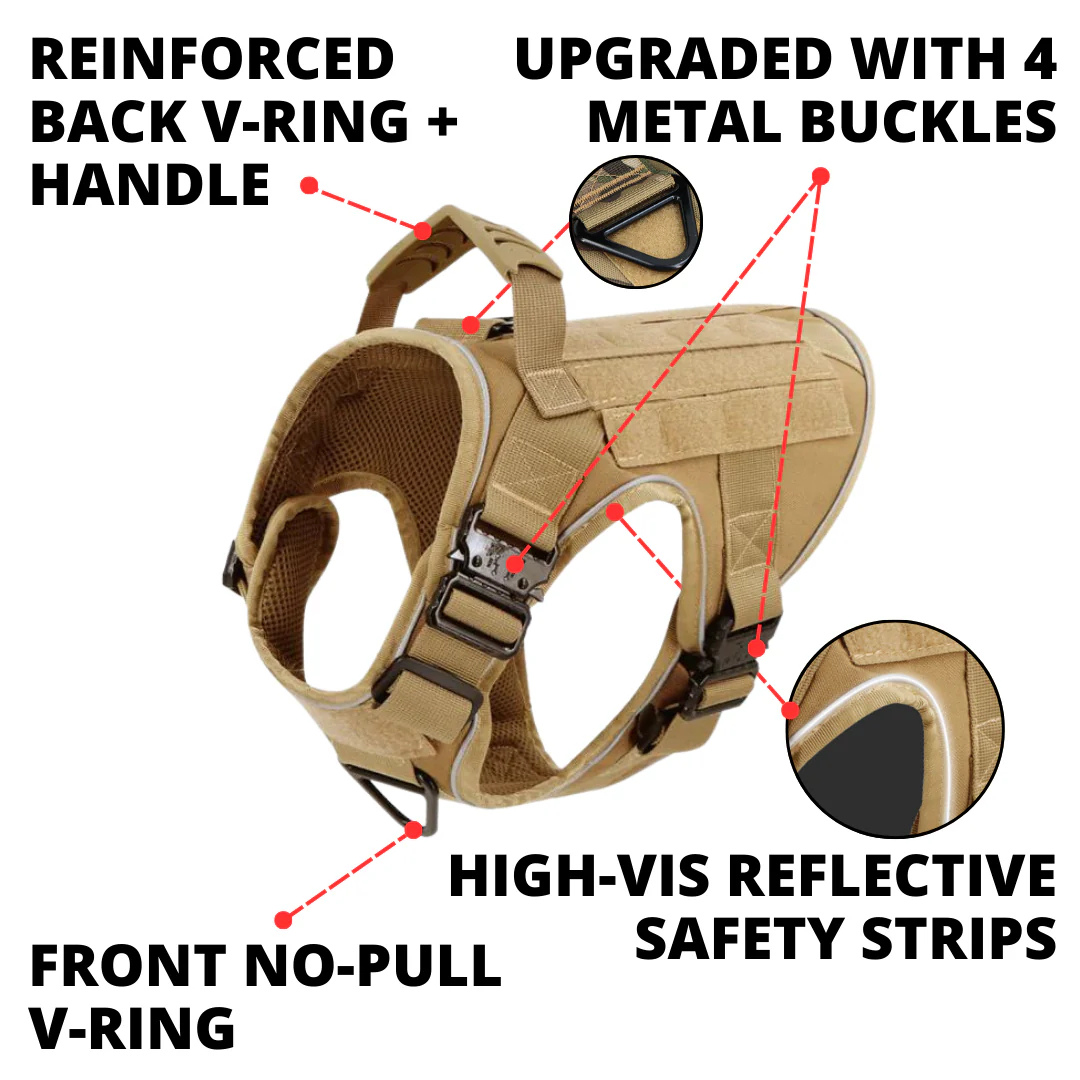 No Pull Tactical Harness
