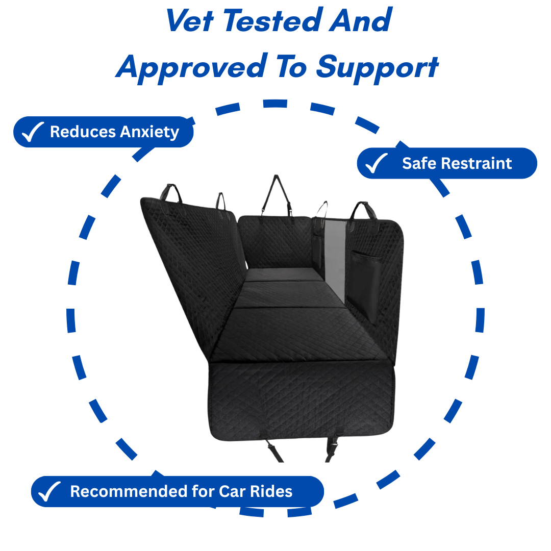 Waterproof Hard-Base Car Seat Cover & Hammock